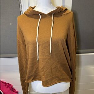 Casual Brown Hoodie for Women